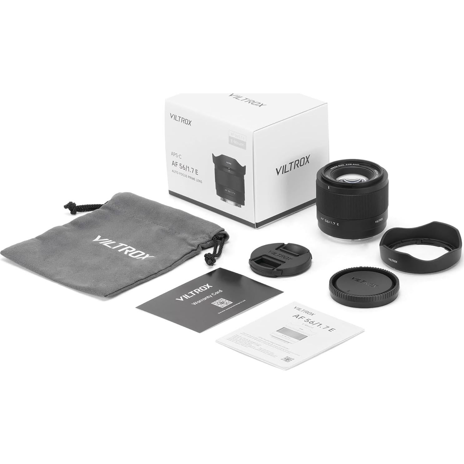 Lente VILTROX AF 56mm F1.7 E para Cámaras Sony Sin Espejo