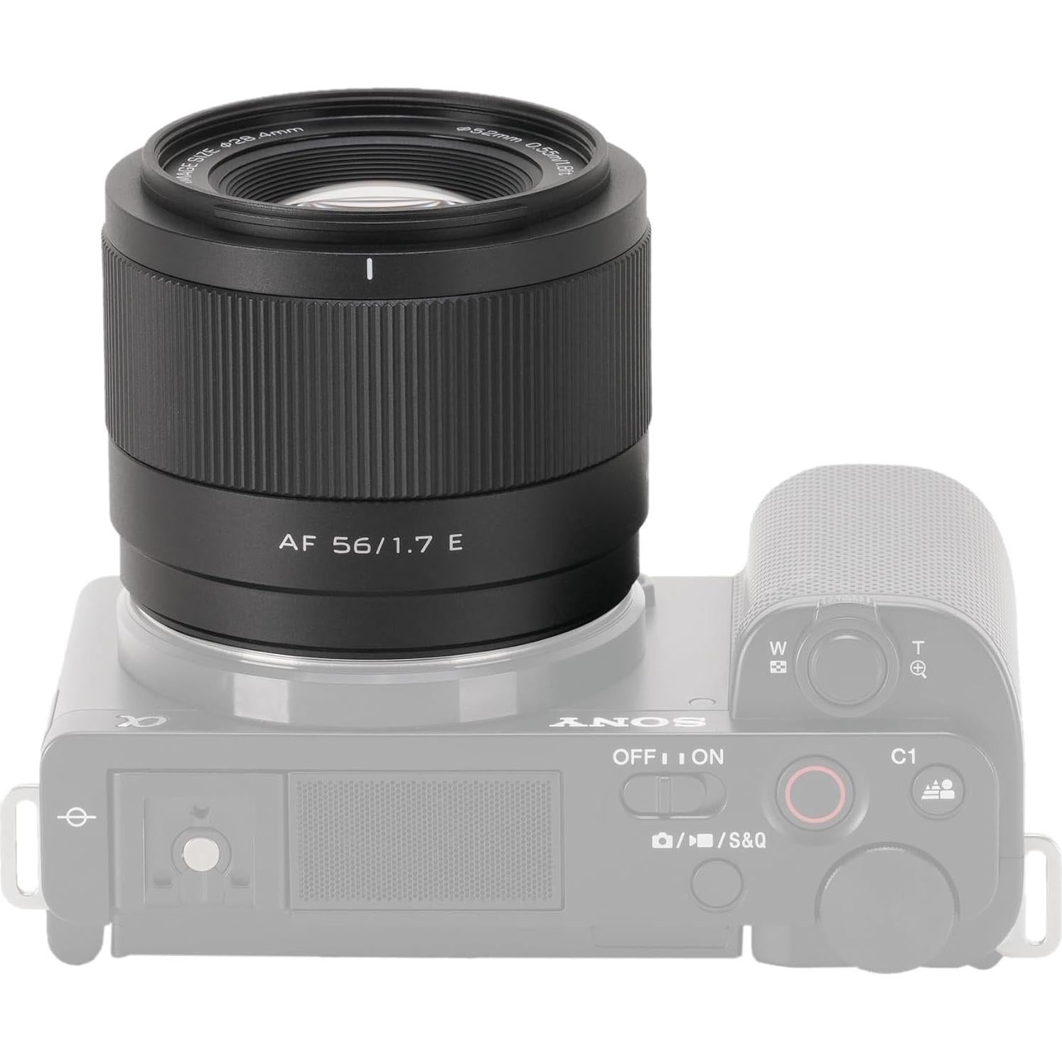 Lente VILTROX AF 56mm F1.7 E para Cámaras Sony Sin Espejo