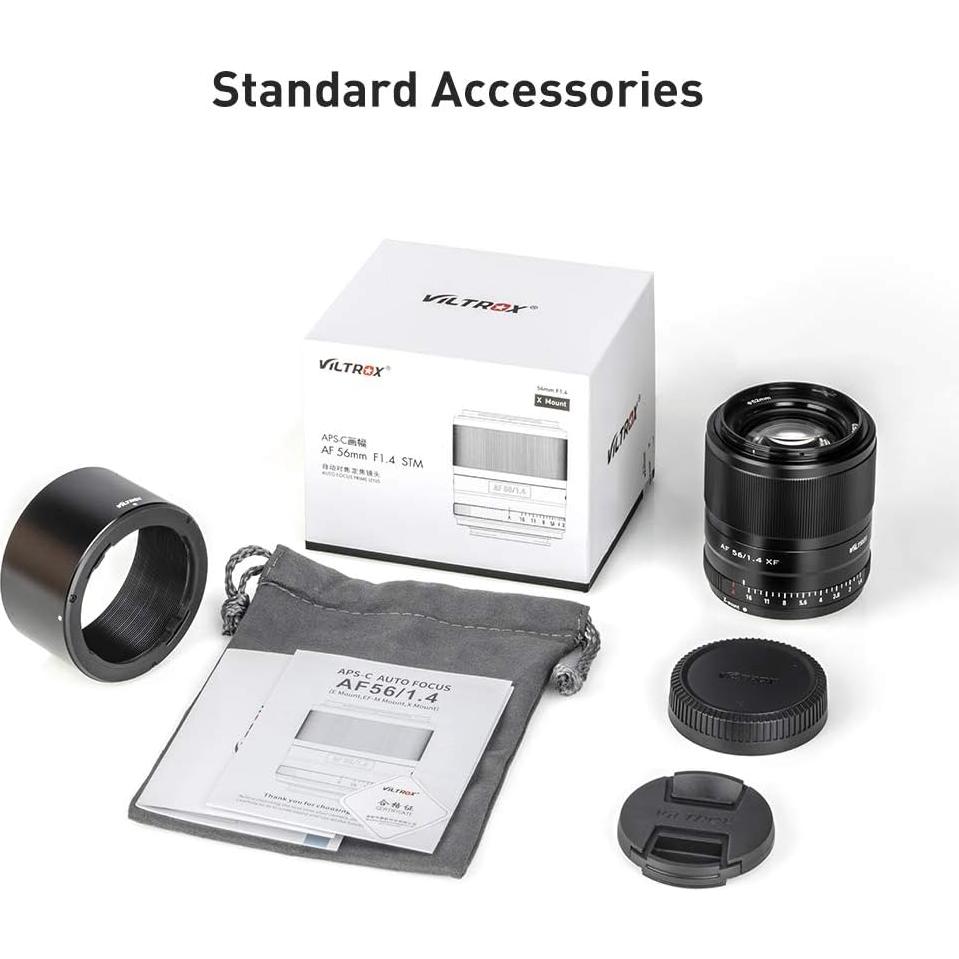 Lente VILTROX 56mm F1.4 STM para Fujifilm Montura X