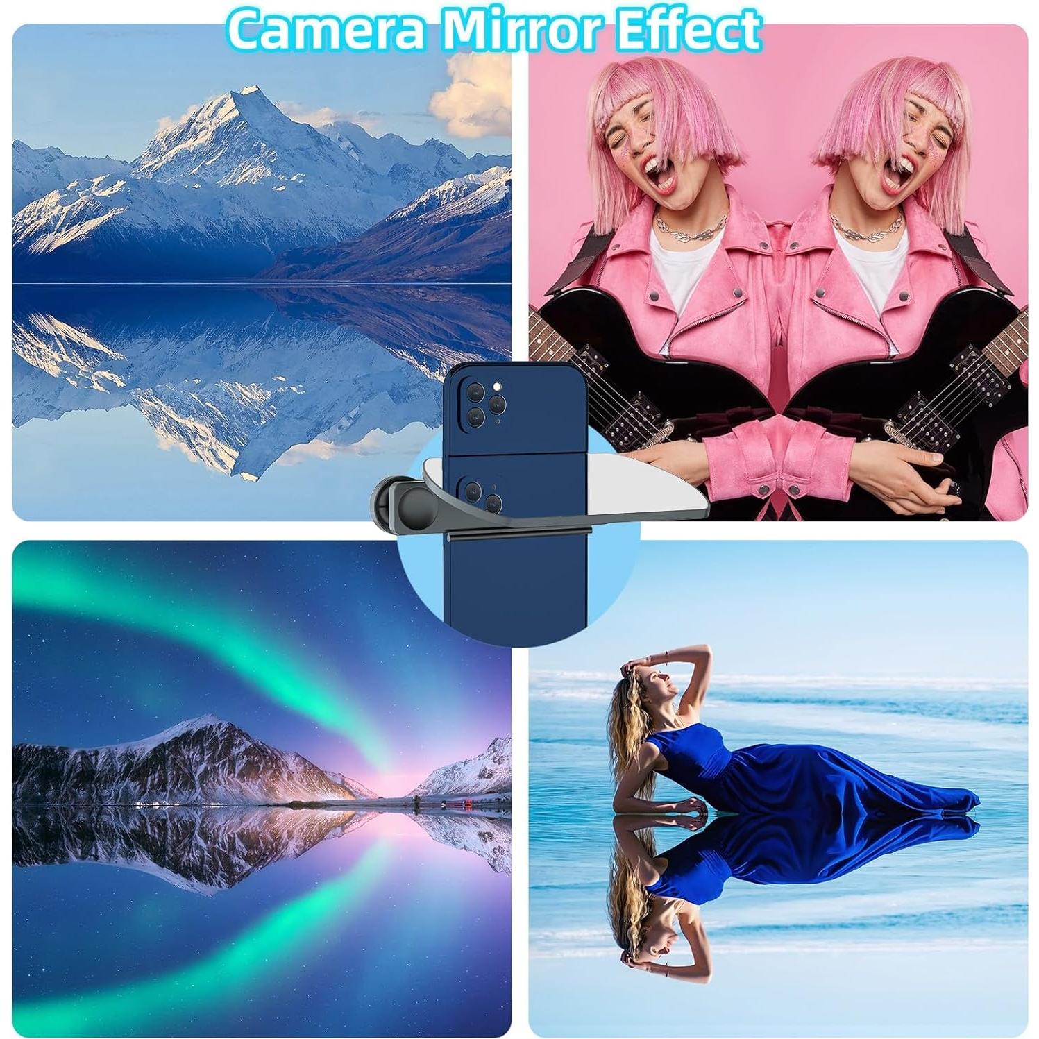 Kit de Lentes para Teléfono Mocalaca - Ojo de Pez, Gran Angular y Macro