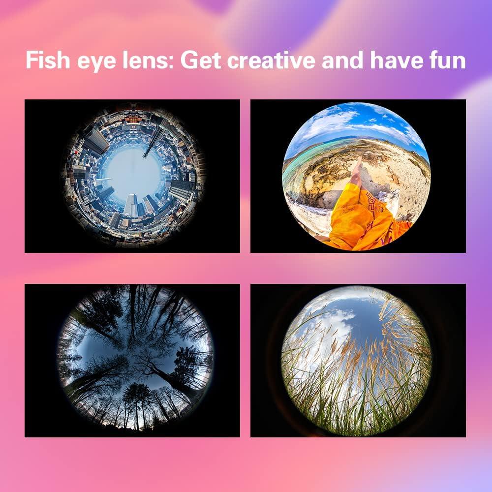 Kit de Lentes de Cámara Godefa 18X Telefoto + LED + Trípode