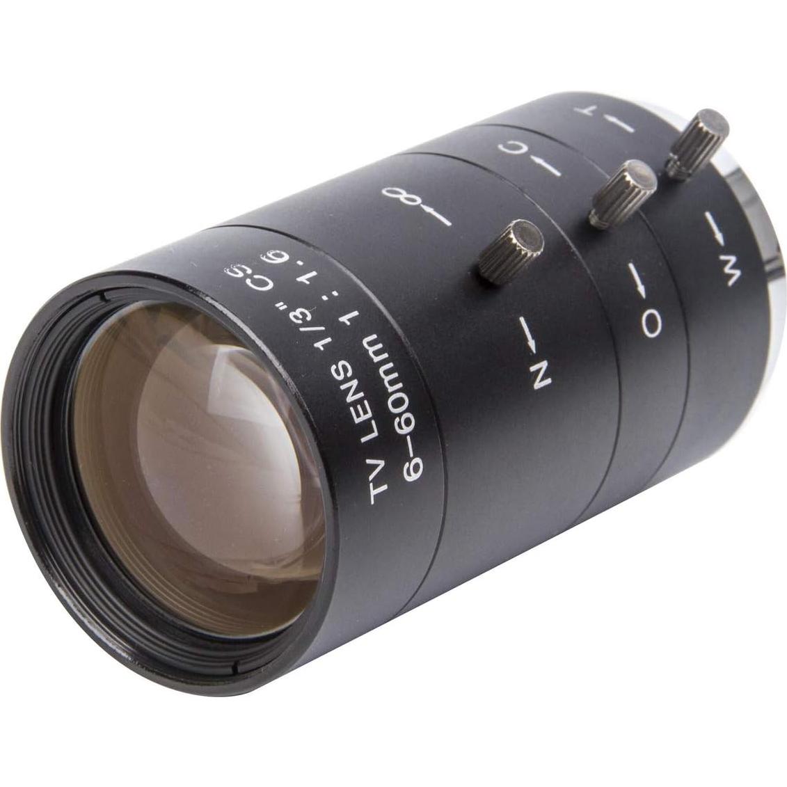 Lente CCTV Xenocam Manual Iris 6-60mm para Cámara CCD