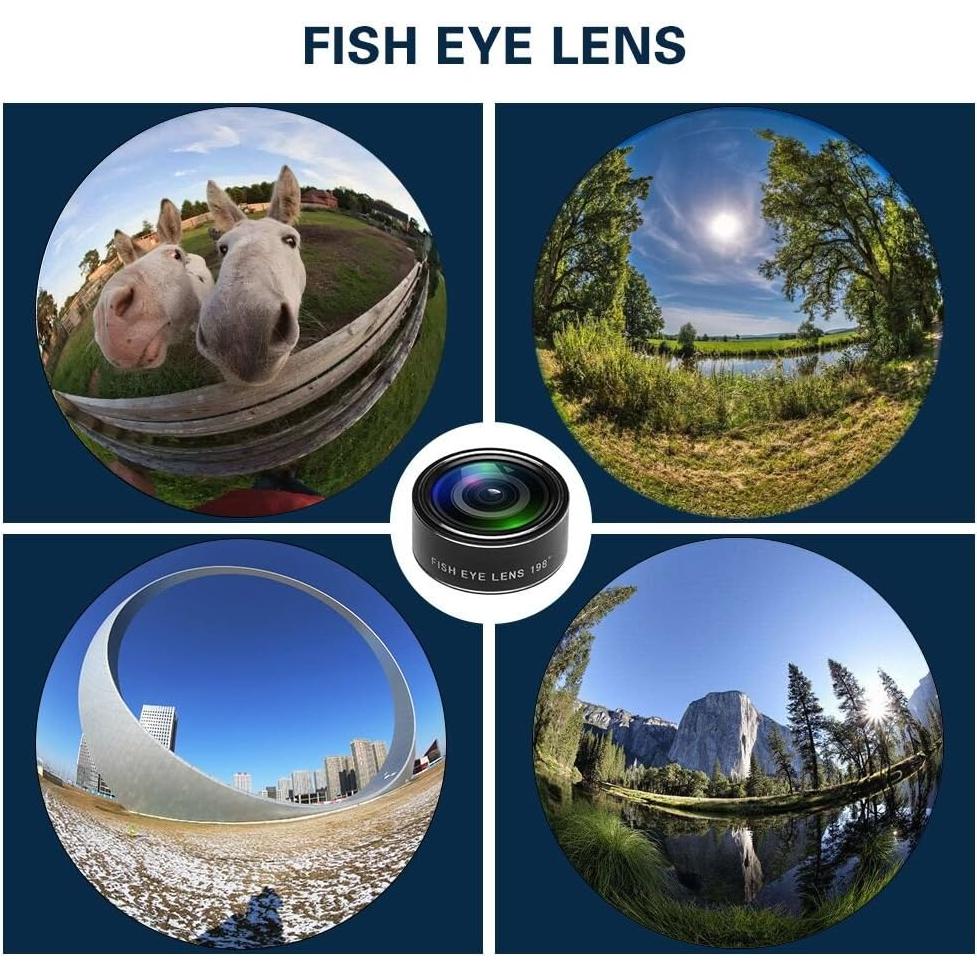 Kit de Lentes 11 en 1 Godefa para Cámara de Teléfono Móvil