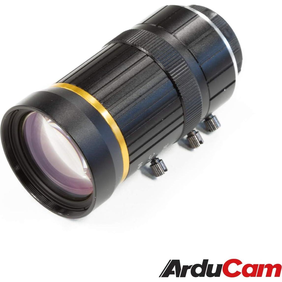 Lente Zoom C-Mount 8-50mm Arducam para Raspberry Pi HQ