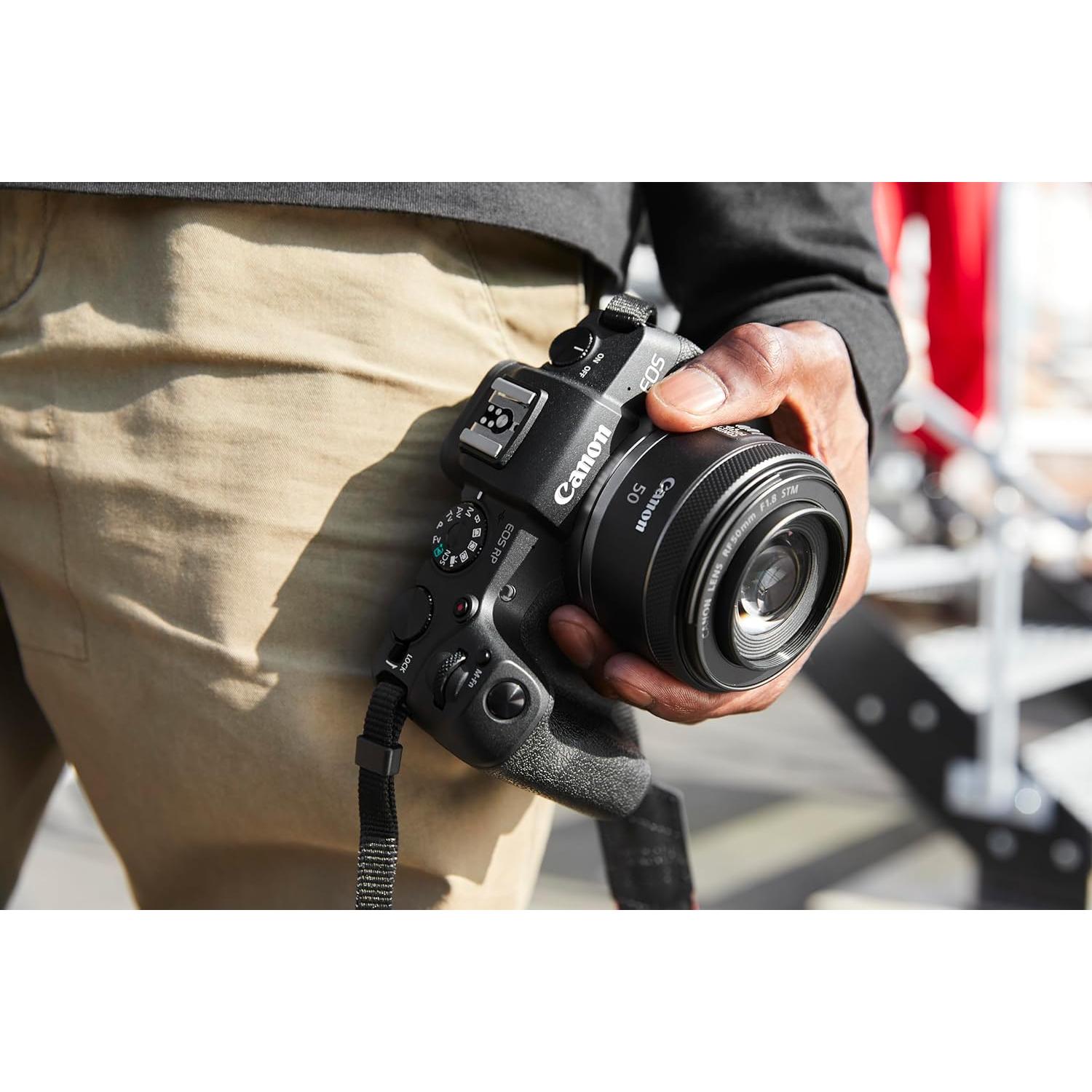 Lente Canon RF 50mm F1.8 STM - Apertura f/1.8