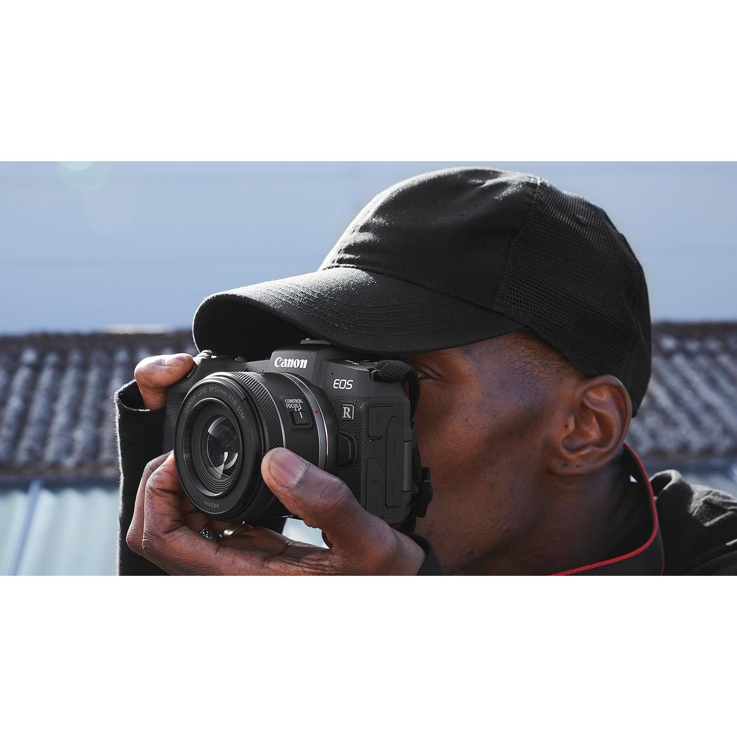 Lente Canon RF 50mm F1.8 STM - Apertura f/1.8