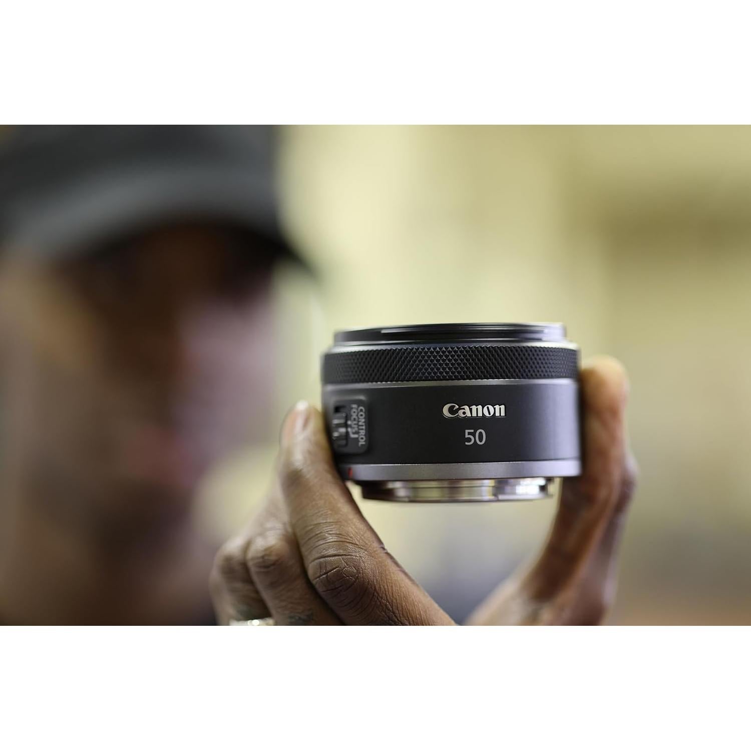 Lente Canon RF 50mm F1.8 STM - Apertura f/1.8