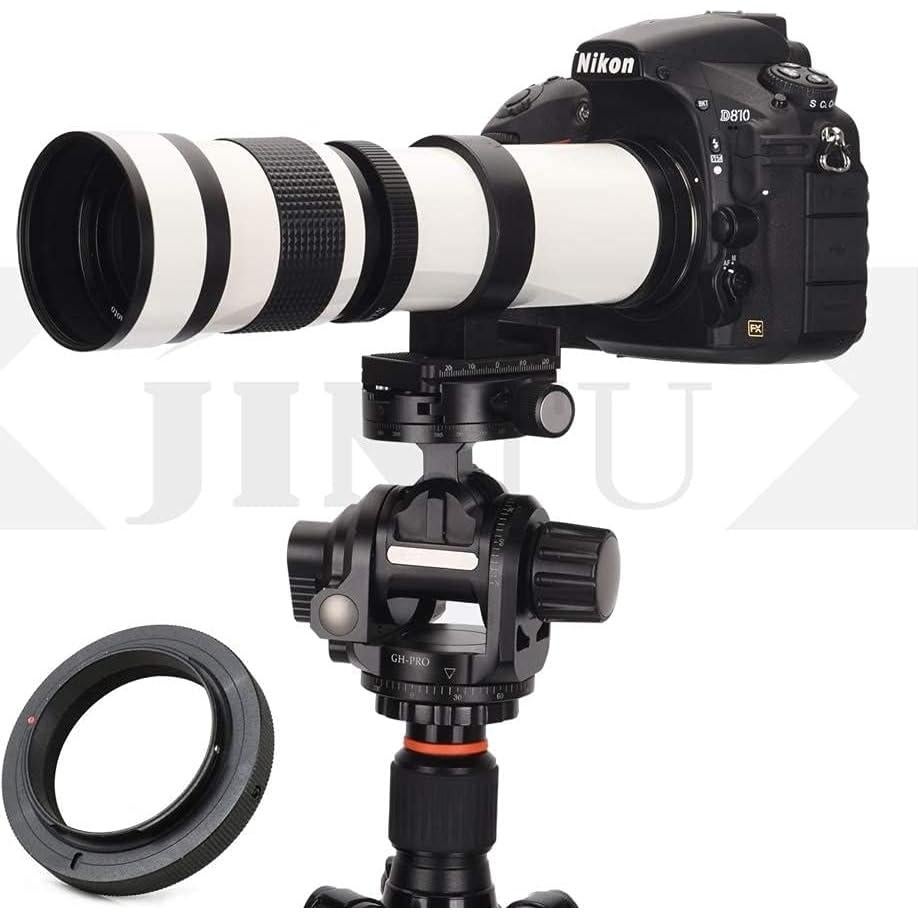 Lente Telefoto JINTU 420-1600mm F8.3 para Canon SLR