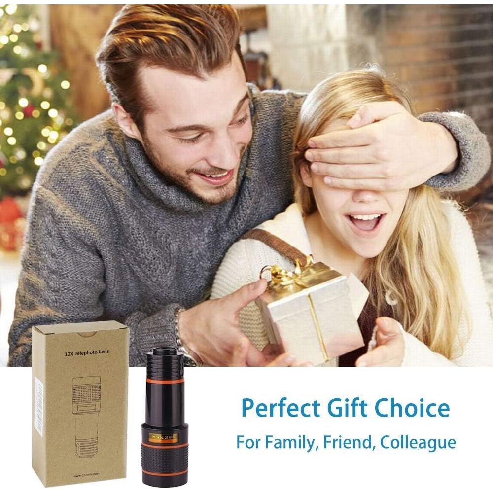 Lente Telefoto 12X SEVENKA para Teléfono Móvil Universal
