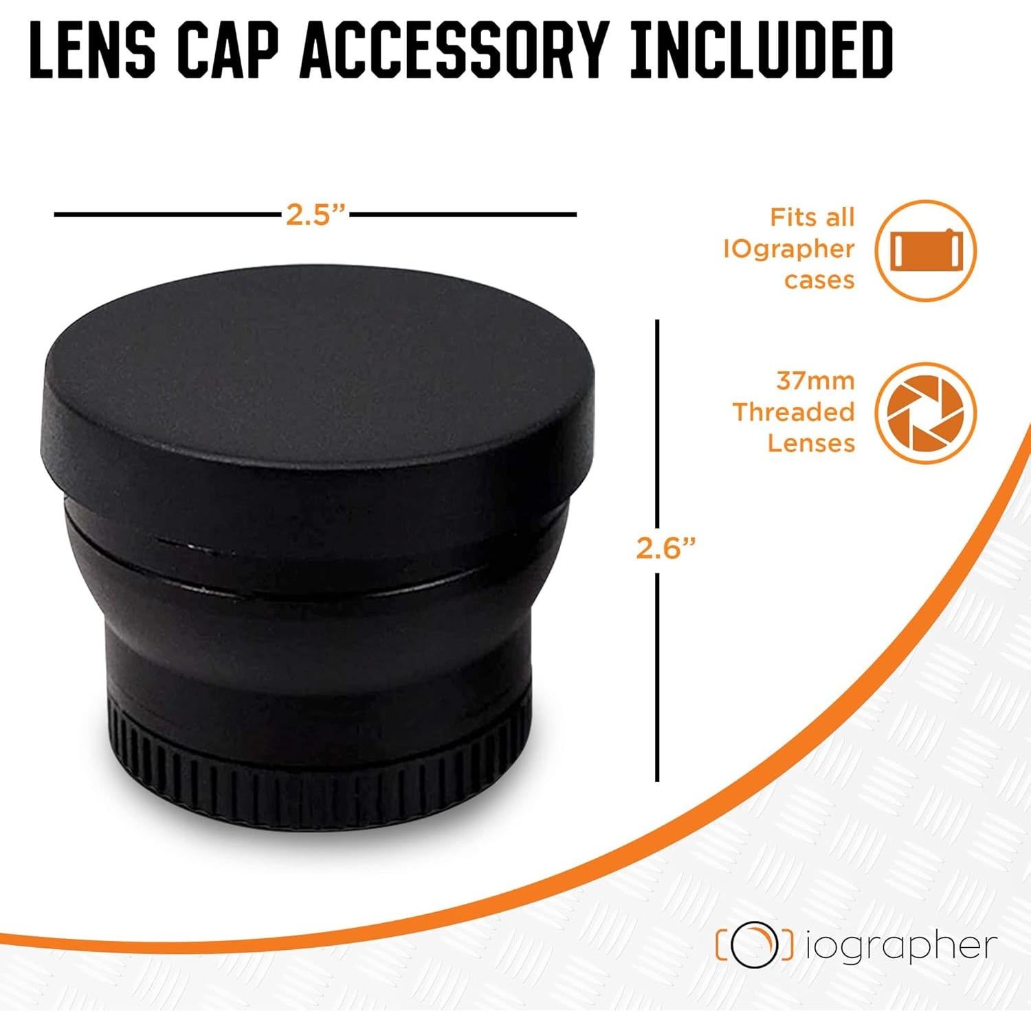 Lente Telefoto Zoom 2X iOgrapher 37mm para Smartphone