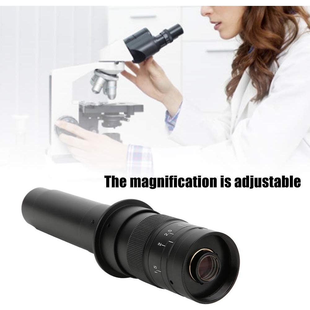 Lente C-Mount Oumefar 25mm 0.7-4.5X para Microscopio