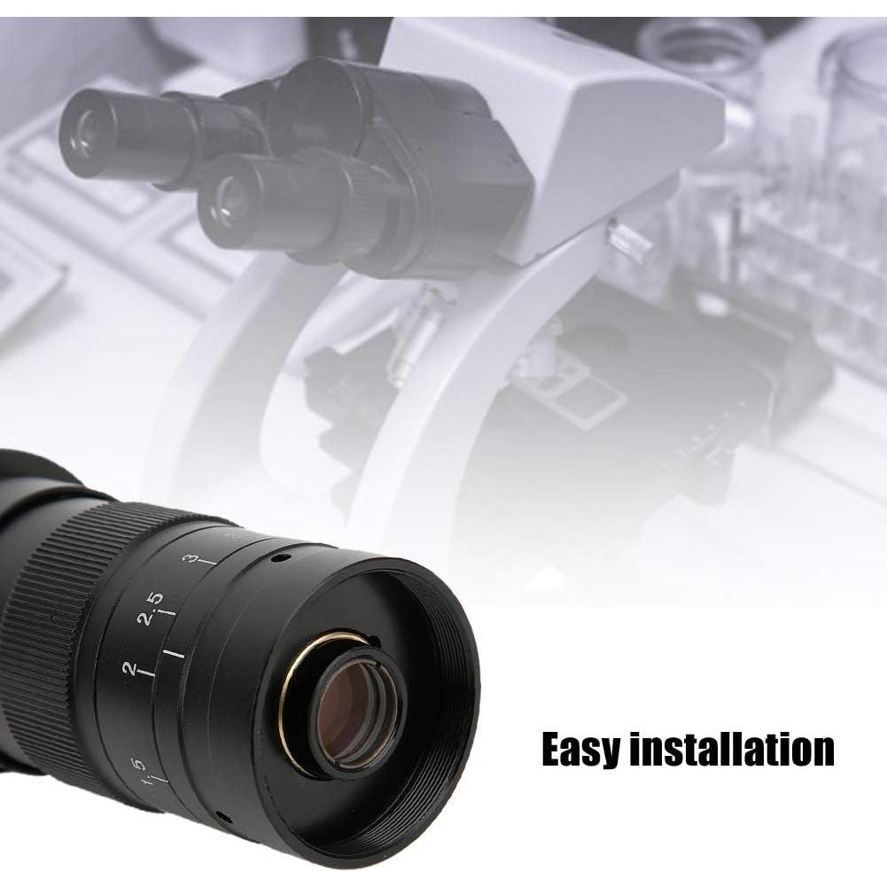 Lente C-Mount Oumefar 25mm 0.7-4.5X para Microscopio