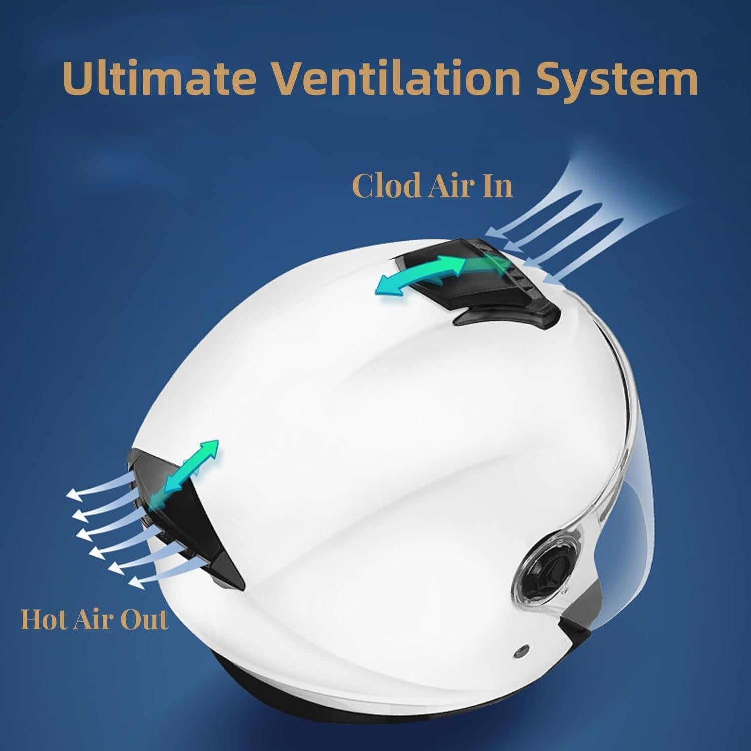 Casco 3/4 SanQing Negro Doble Visera Solar Adulto