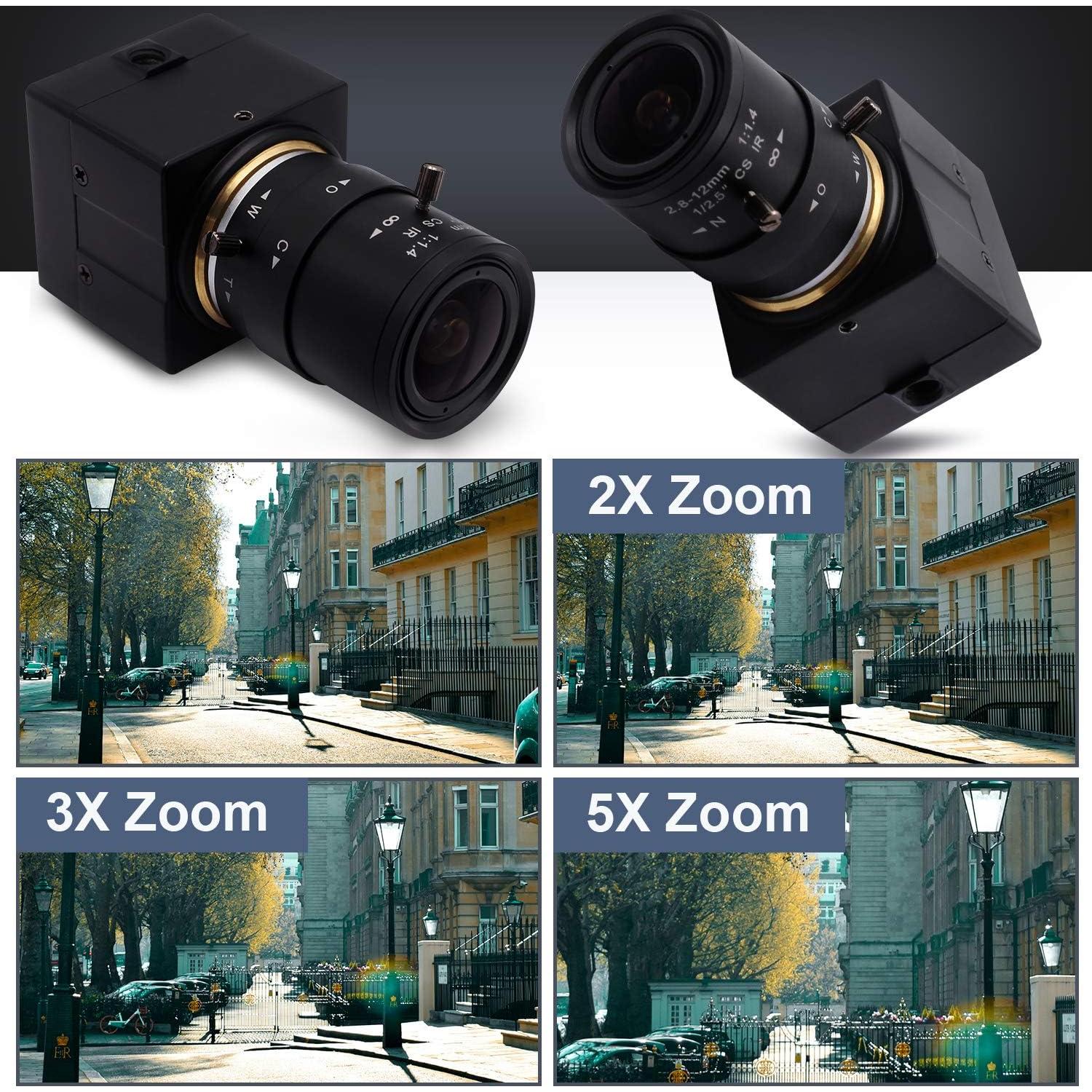 Webcam SVPRO HD 1080P con Lente Zoom 2.8-12mm UVC