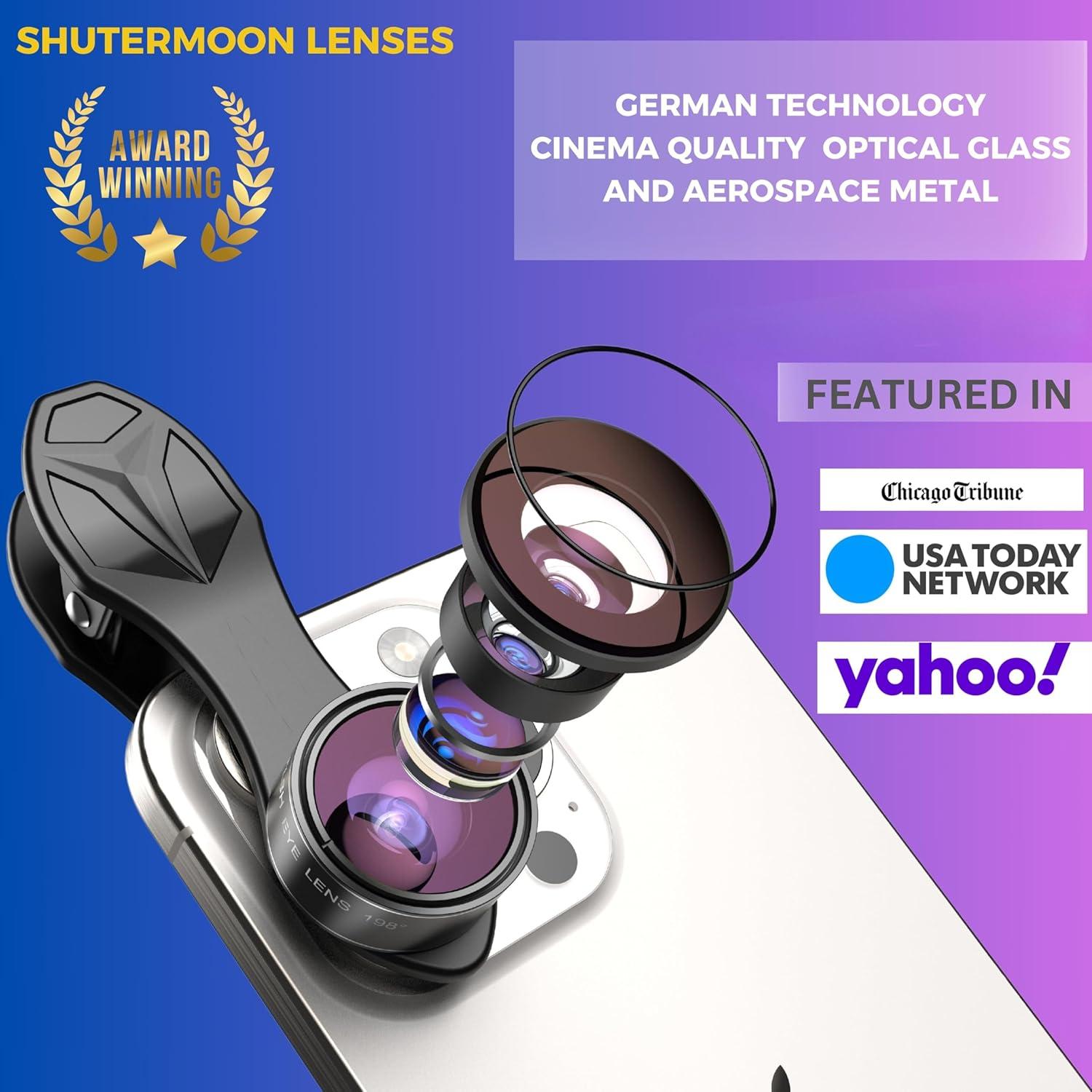 Kit de Lentes para Cámara Shuttermoon 11 en 1 para Smartphones
