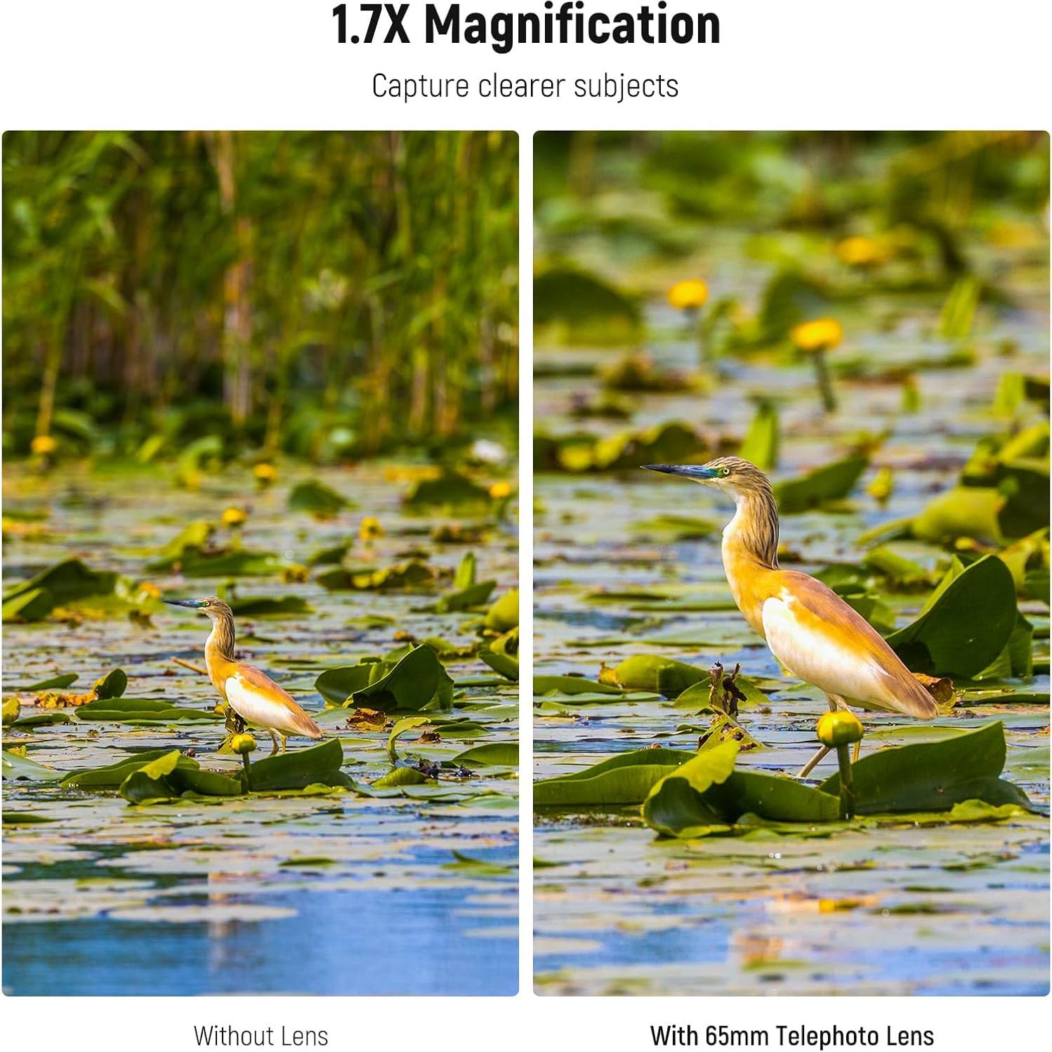 Lente Telefoto NEEWER 65mm para Teléfono con Rosca 17mm