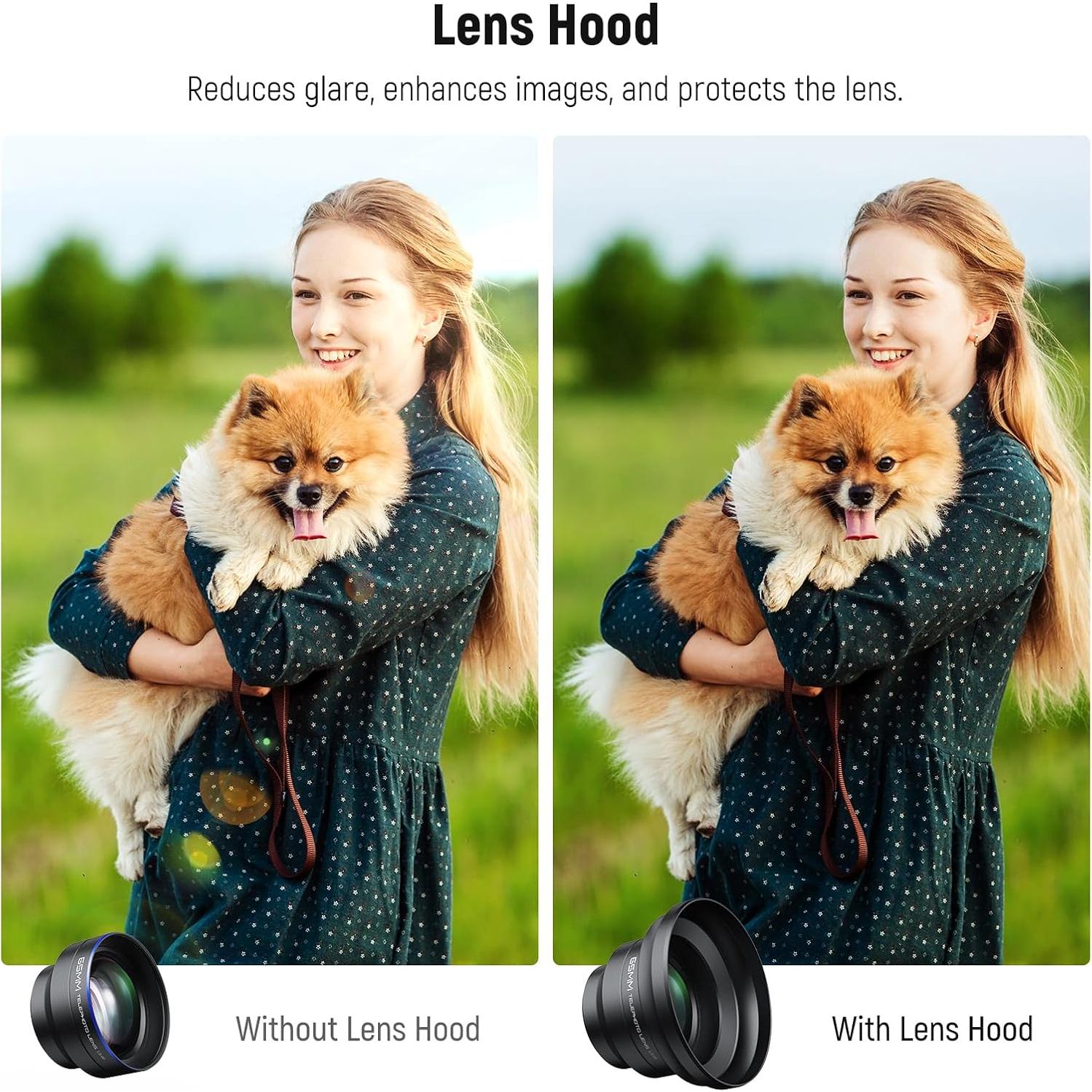 Lente Telefoto NEEWER 65mm para Teléfono con Rosca 17mm