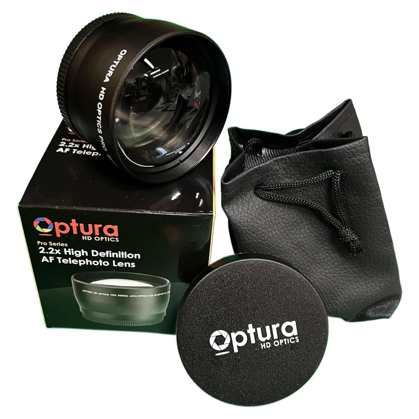 Lente Tele Zoom 2.2X HD 52MM para Nikon D3200 D3000 D5300