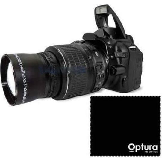 Lente Tele Zoom 2.2X HD 52MM para Nikon D3200 D3000 D5300