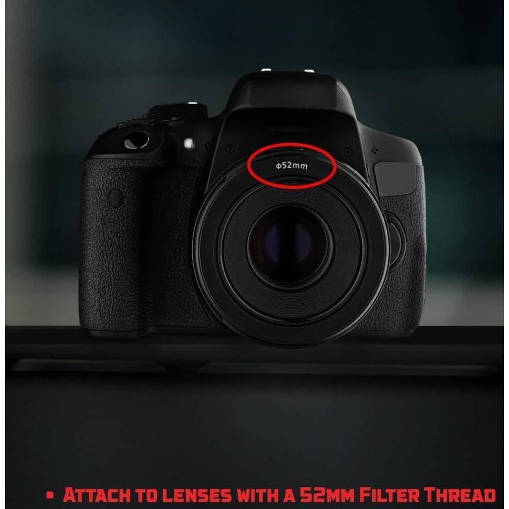 Lente Tele Zoom 2.2X HD 52MM para Nikon D3200 D3000 D5300