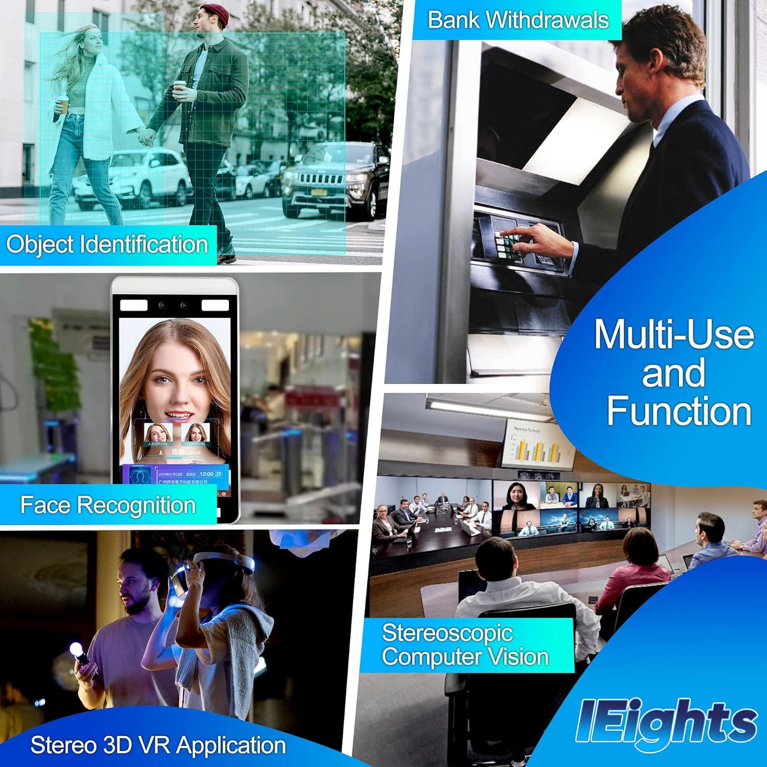 Lente Varifocal ELP 5-50mm 1080P USB H.264 Cámara