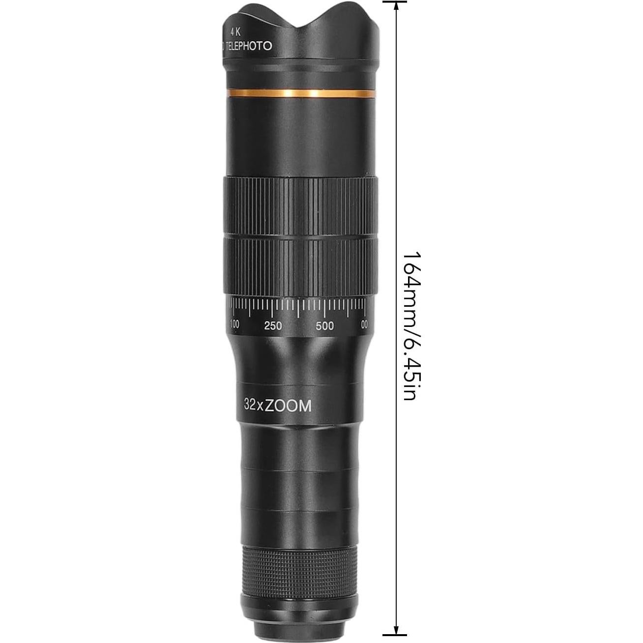Lente de cámara para teléfono GOWENIC 32X HD con zoom y gran apertura