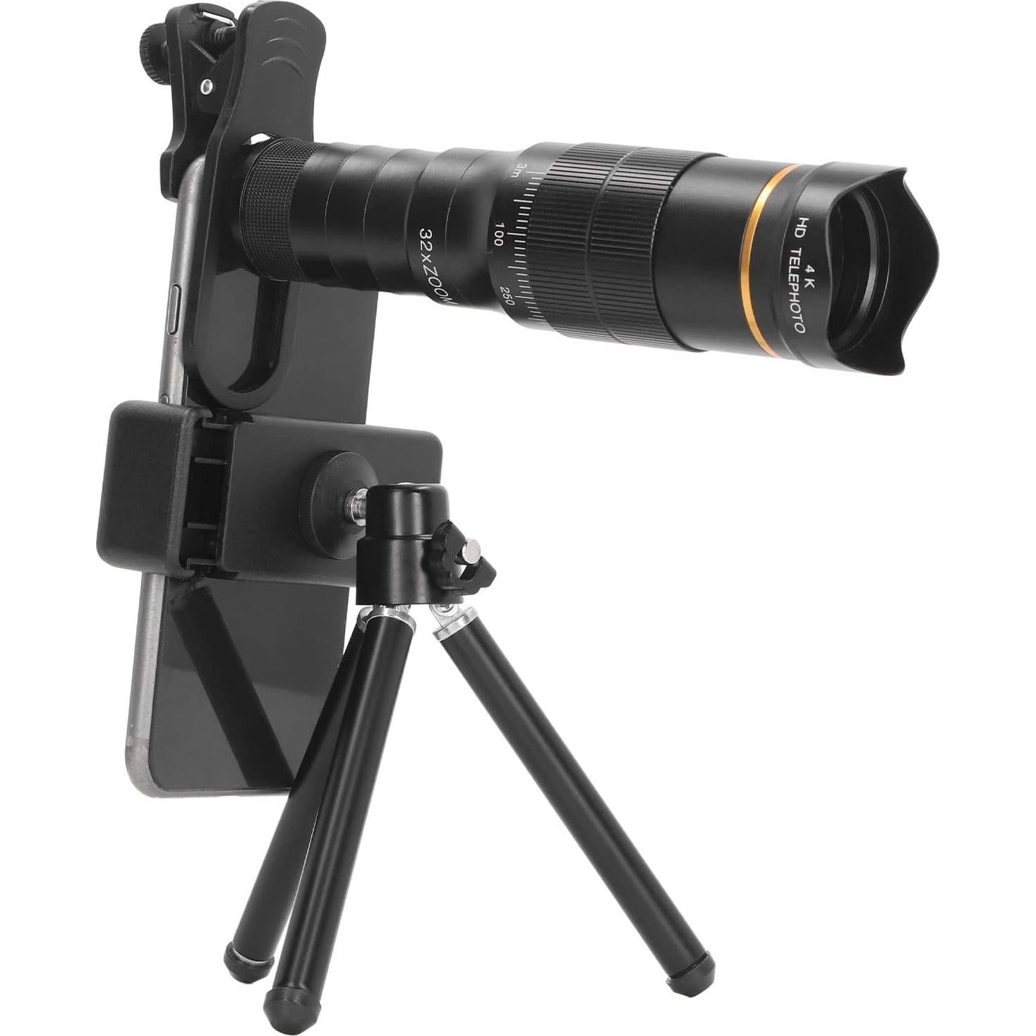 Lente de cámara para teléfono GOWENIC 32X HD con zoom y gran apertura