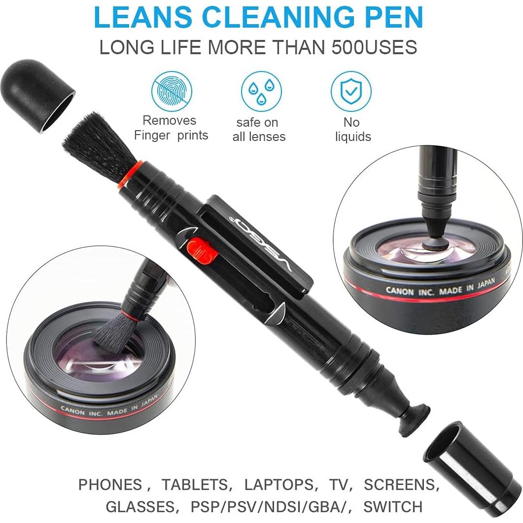 Kit de limpieza de lentes VSGO DKL-15D para cámaras DSLR