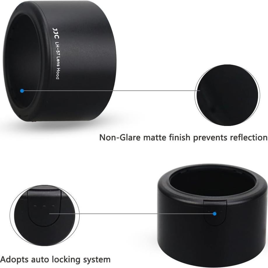 Capucha Reversible JJC para Lente Nikon AF-S DX 55-300mm