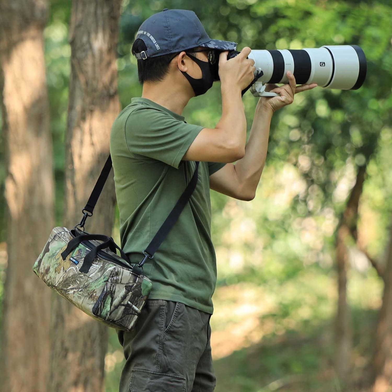 Bolsa de cámara Rolanpro para lentes 23-35cm impermeable