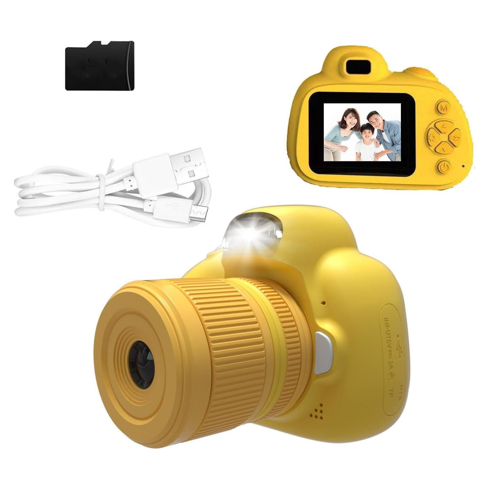 Cámara Digital Infantil BoGouwig D6S 32MP 1080P Amarillo