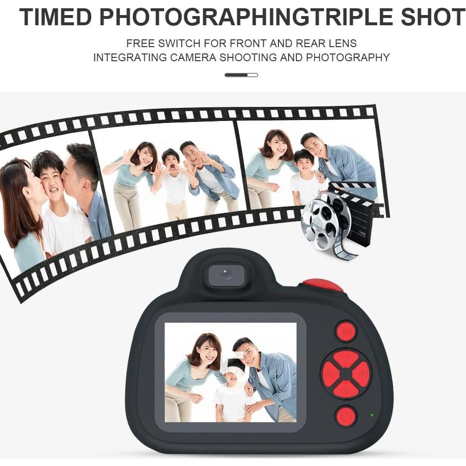 Cámara Digital Infantil BoGouwig D6S 32MP 1080P Amarillo