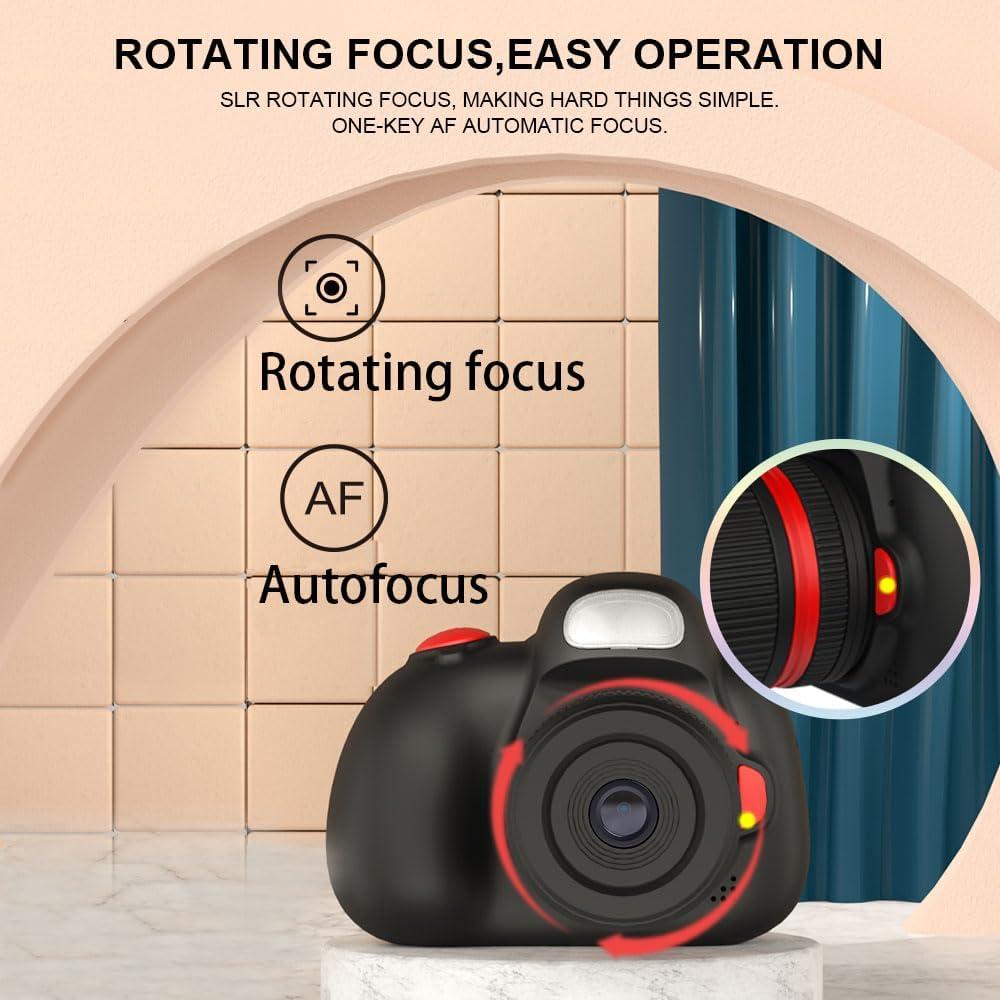 Cámara Digital Infantil BoGouwig D6S 32MP 1080P Amarillo