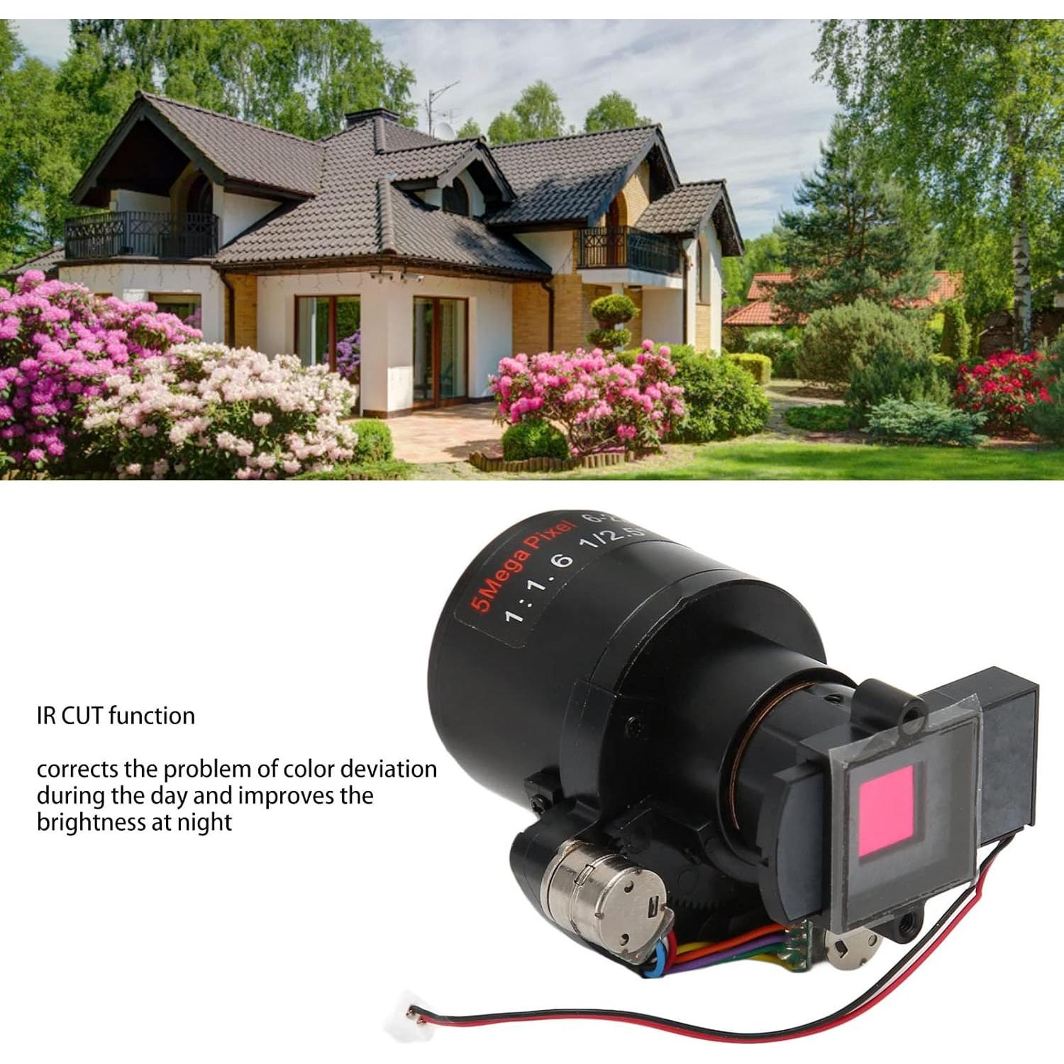 Lente de Zoom Motorizado FOTABPYTI 6-22mm 5MP IR