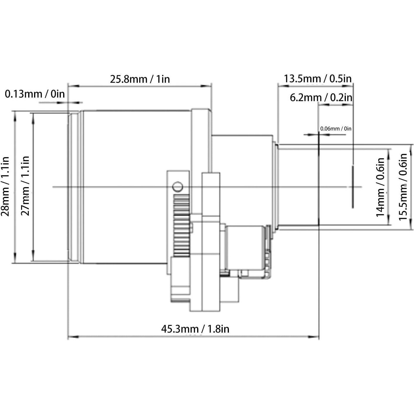 Lente de Zoom Motorizado FOTABPYTI 6-22mm 5MP IR