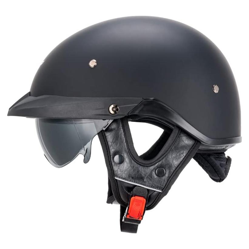 Casco VHF04 VCOROS para motocicleta con visera solar M
