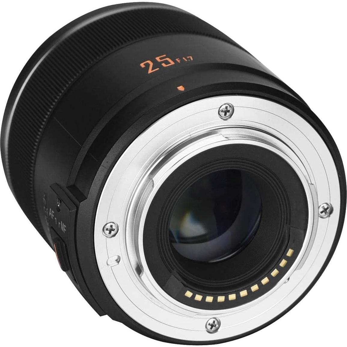 Lente Yongnuo YN25mm F1.7M Micro Cuatro Tercios Enfoque Automático