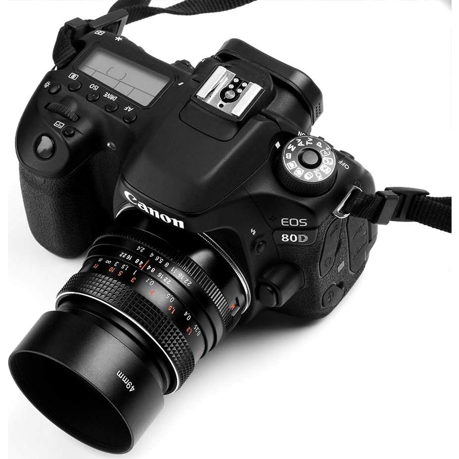 Capucha de Lente Estándar 62mm Metal + Tapa 67mm + Paño