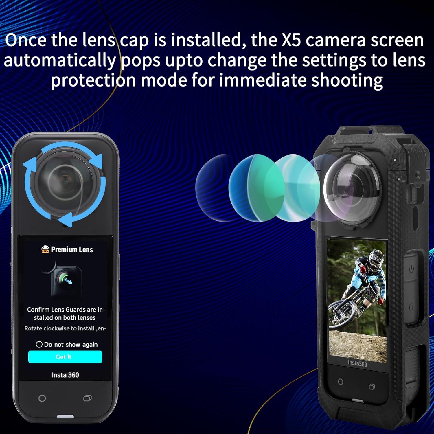 Kit de Protección Completo para Cámara Insta360 X5 - 6 en 1