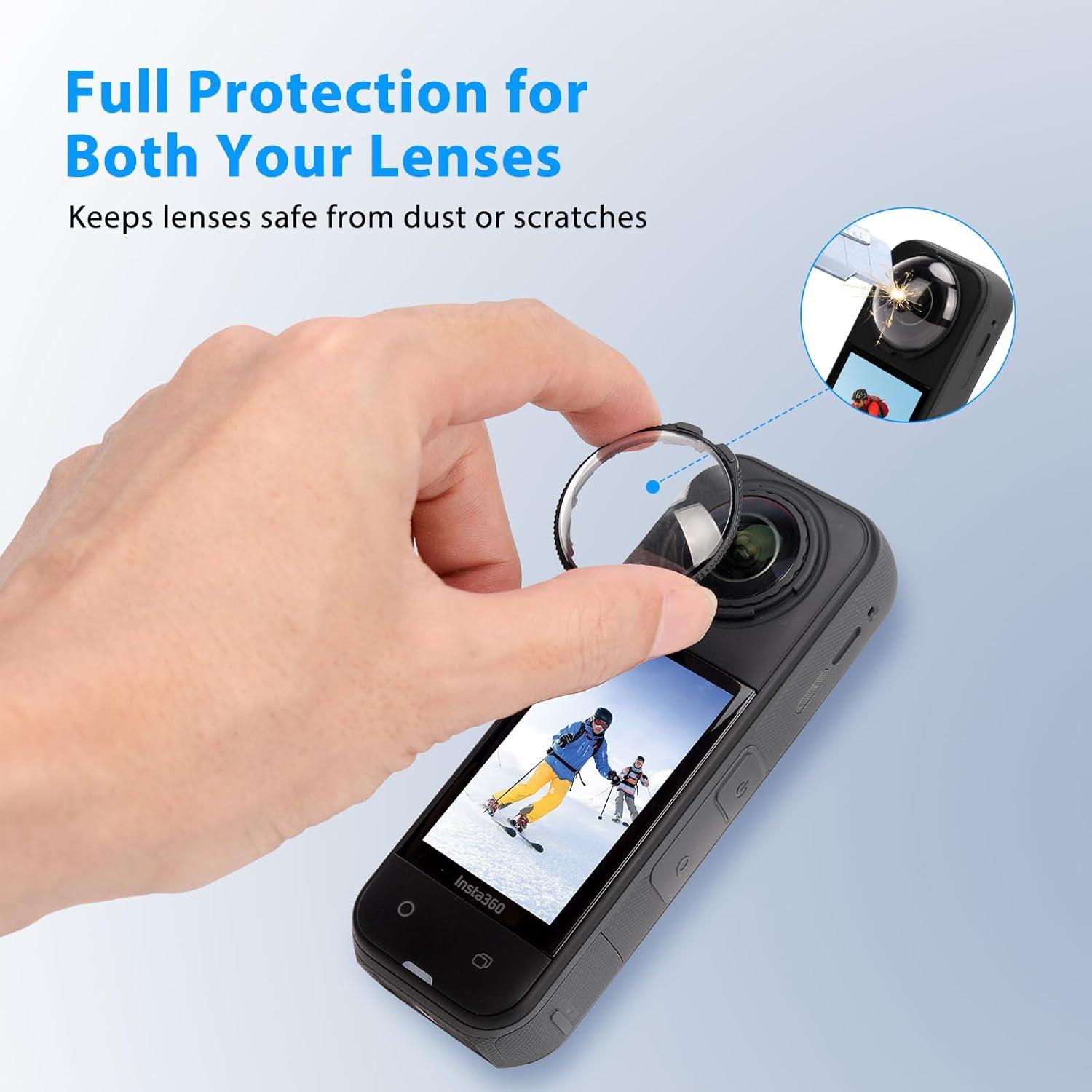 Kit de Protección Completo para Cámara Insta360 X5 - 6 en 1