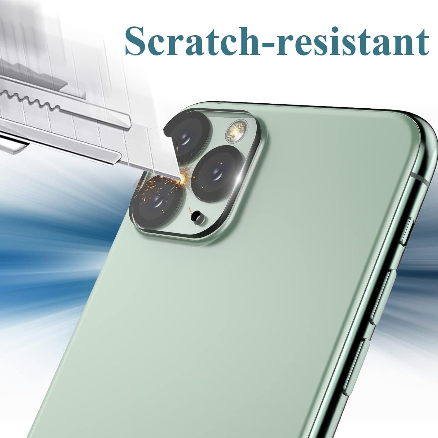 3 Protectores de Lente de Cámara Vidrio Templado iPhone 11 Pro/Max