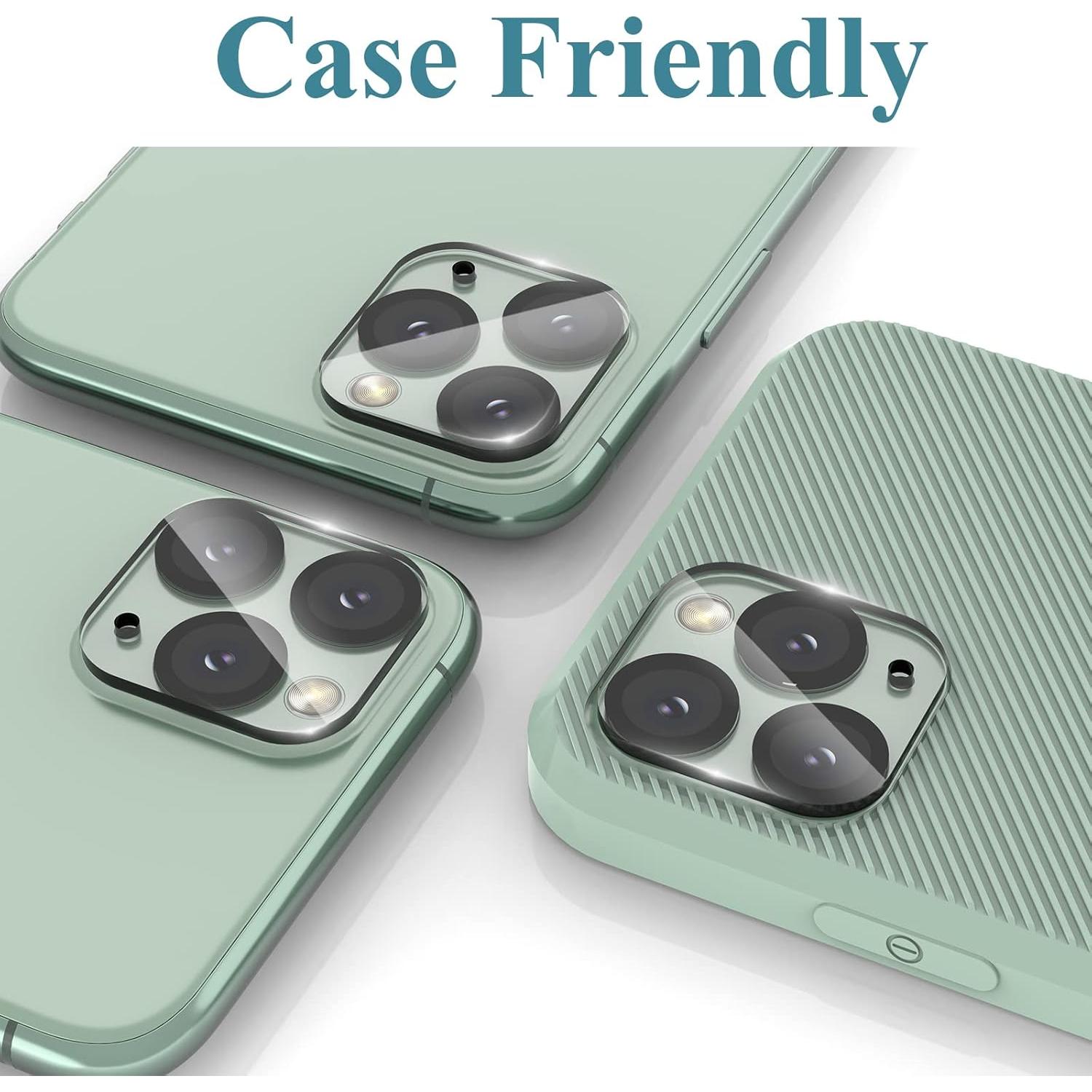 3 Protectores de Lente de Cámara Vidrio Templado iPhone 11 Pro/Max