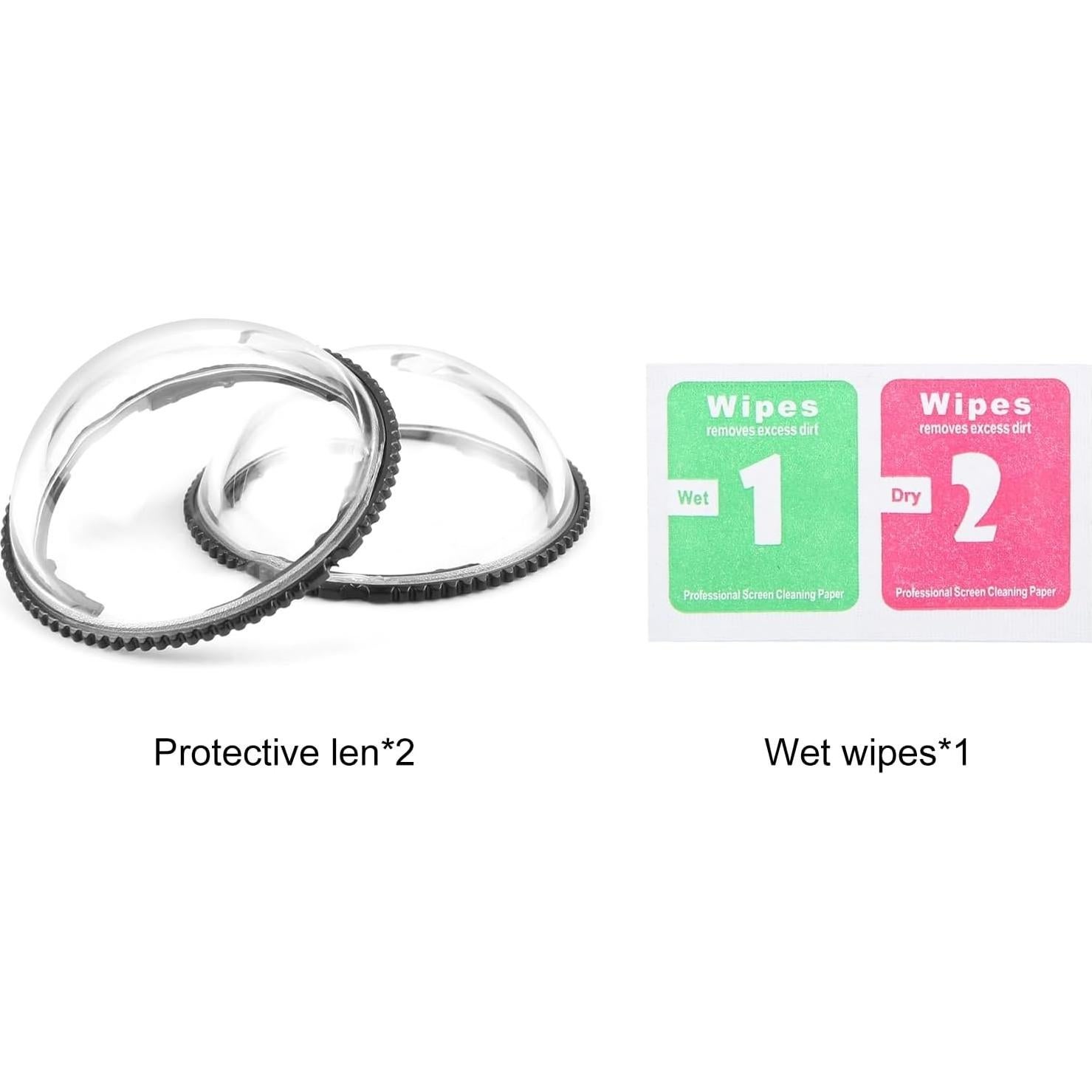 Funda de Lente PULUZ para Insta360 X4 - Protección PC Rotativa