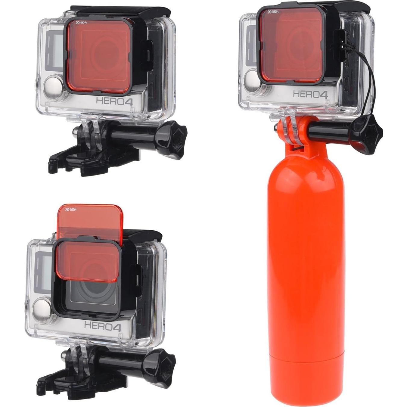Kit de Filtros de Lente de Buceo CamKix para GoPro HERO 3+ y 4