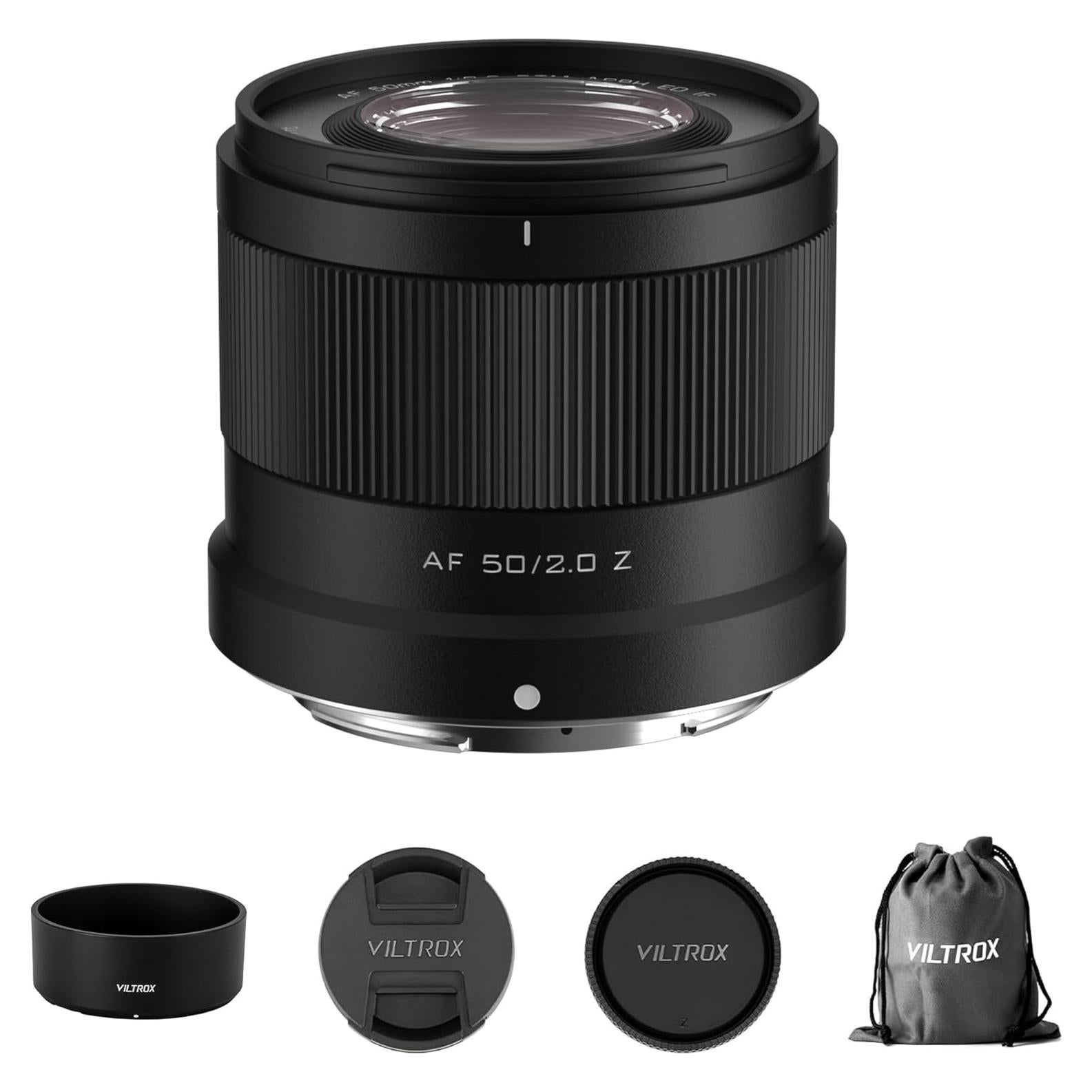 Lente VILTROX 50mm F2.0 Montura Z para Nikon - Enfoque Automático