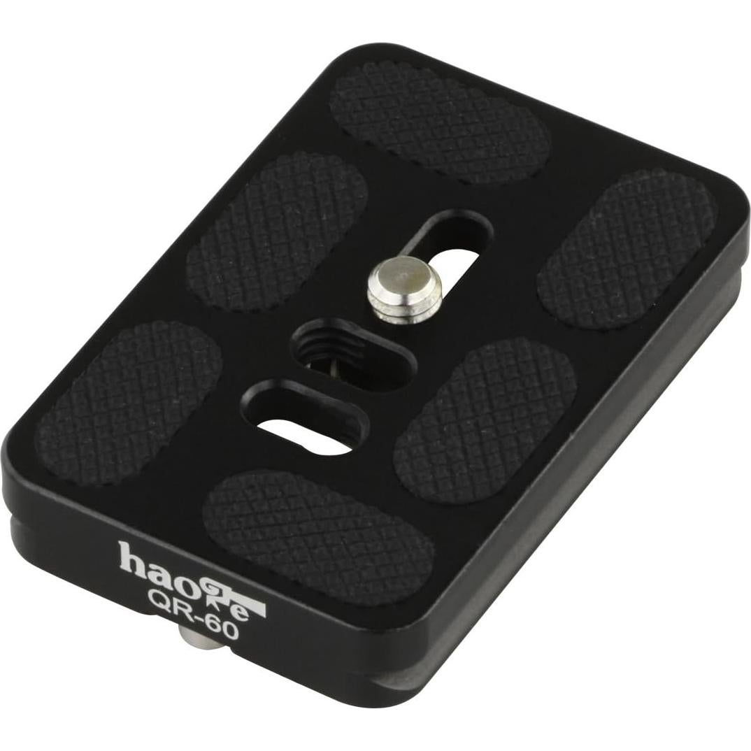 Placa de Liberación Rápida Haoge 60mm Arca-Swiss con Tornillo
