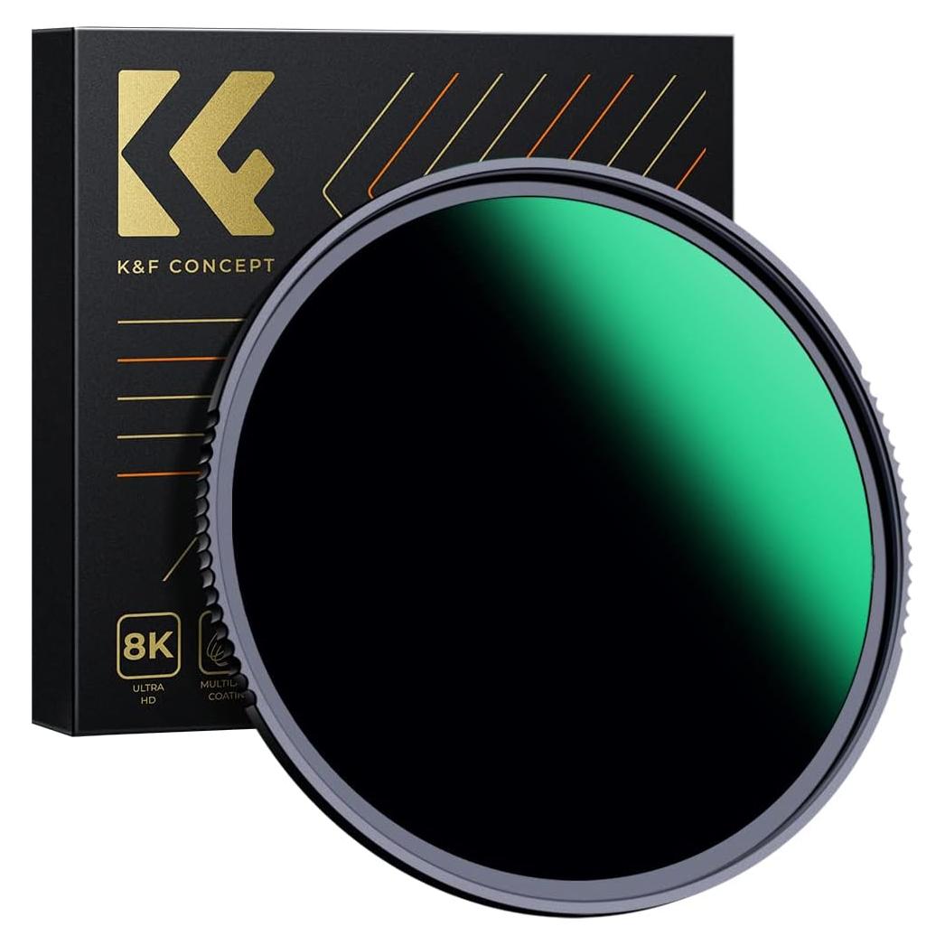 Filtro ND1000 K&F Concept 82mm Densidad Neutra 10 Paradas