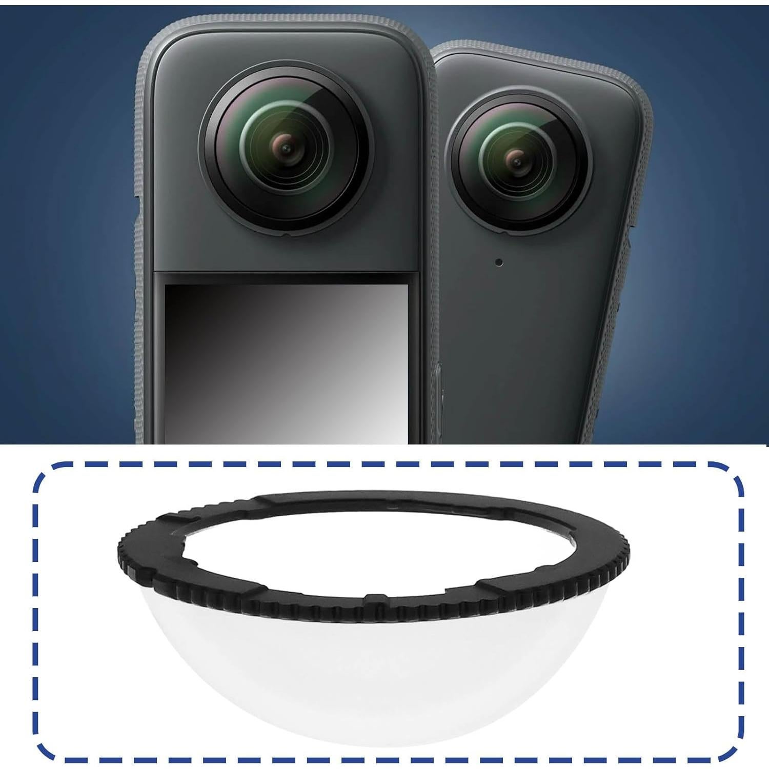 Tapa de Lente Protectora El Señor de las Herramientas 2pcs para Insta360 X4