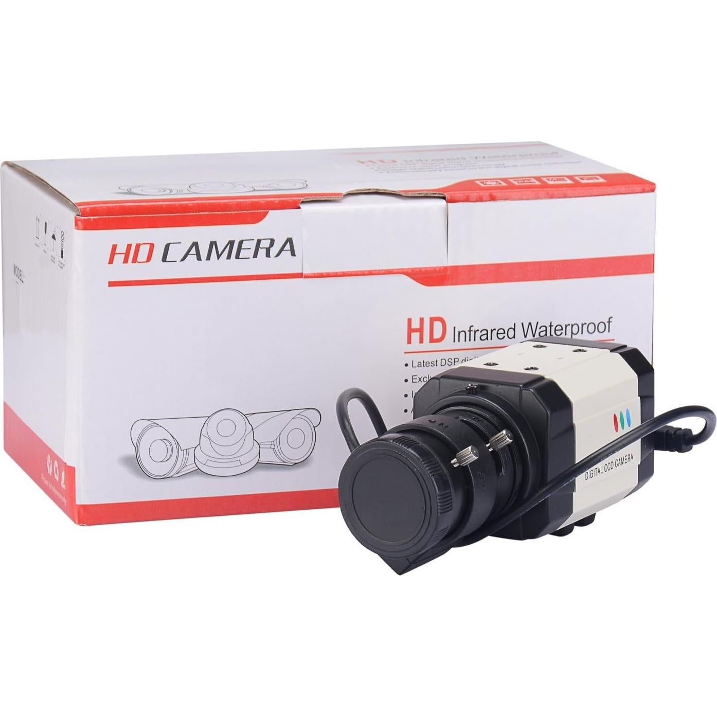 Cámara de Seguridad Bullet Box HD 960H 1000TVL 2.8-12mm