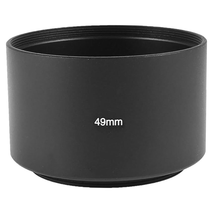 Capucha de Lente uxcell 49mm Aluminio Antirreflectante
